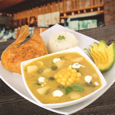  Ajiaco de Pollo: Eine herzhafte Suppe voller köstlicher Aromen und cremiger Texturen!