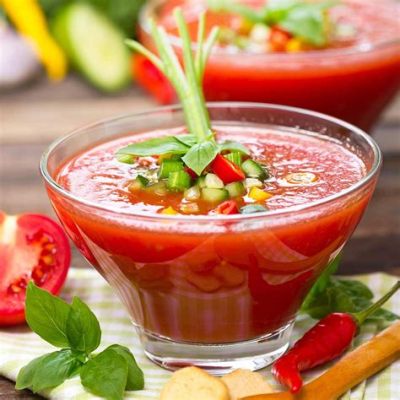  Gazpacho Andalusia: Ein erfrischendes Tomaten- und Gurkensüppchen für heiße Tage!